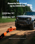 30T Snatch Block Winch Pulley 66000lbs Recovery System