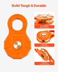 30T Snatch Block Winch Pulley 66000lbs Recovery System