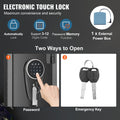 Gun Safe 3 Rifles 4 Pistols Digital Keypad & Lock Cabinet