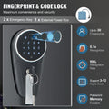 Gun Safe Rifle Safe with Digital Keypad & Lock 5 Rifles Storage Cabinet