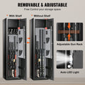 Gun Safe Rifle Safe Digital Keypad Lock 5 Rifles Storage Cabinet