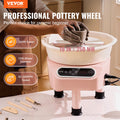 Pottery Wheel 10 inch 350W Electric Ceramic Direct Drive Pink