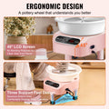 Pottery Wheel 11 inch 450W Electric Ceramic Direct Drive Pink
