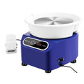 Pottery Wheel 10 inch 350W Electric Ceramic Direct Drive LCD Blue