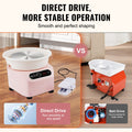 Pottery Wheel 10inch 350W Electric Ceramic Direct Drive Pink