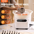 Pottery Wheel 11 Inch 350W Electric Ceramic Wheel with Foot Pedal