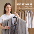 Velvet Hangers 50 Pack Black Non-Slip 360° Swivel Hook