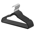 Velvet Hangers 50 Pack Black Non-Slip 360° Swivel Hook