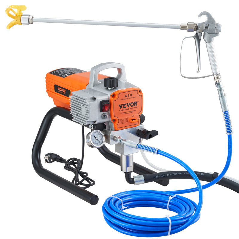 High Pressure Airless Paint Spray Gun 600W Wall Sprayer Machine