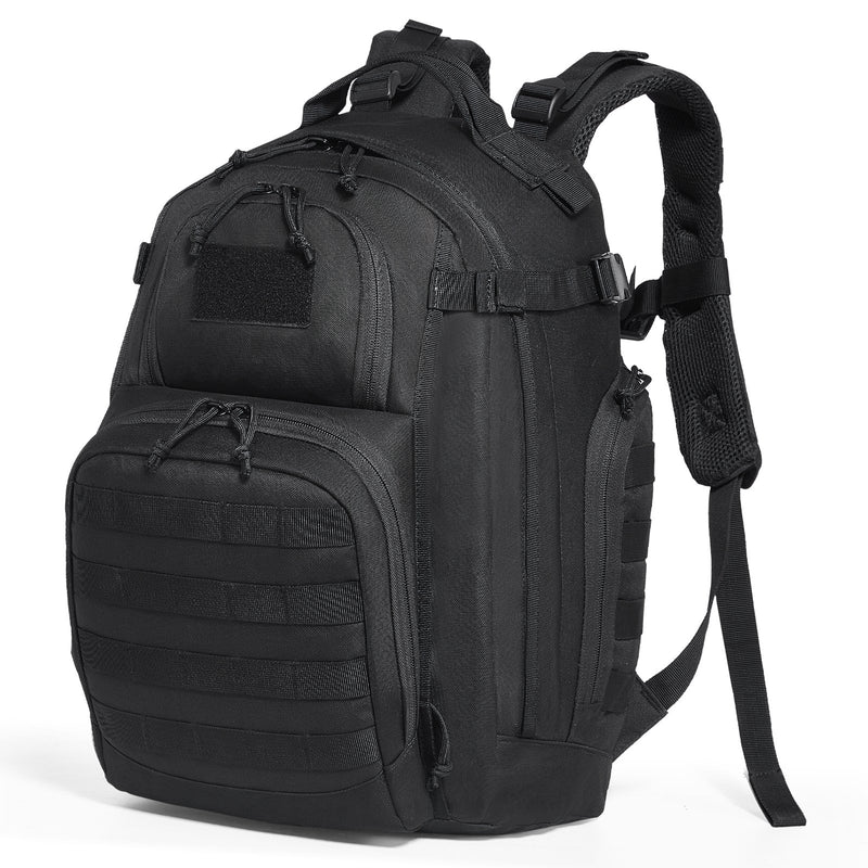 Tactical Backpack 25L Military MOLLE Black Sponge Pad