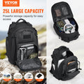Tactical Backpack 25L Military MOLLE Black Sponge Pad