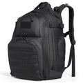 Tactical Backpack 40L Military Molle Black with Sponge Pad