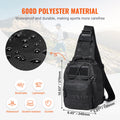 Tactical Sling Bag 10L Military Rover Shoulder Backpack Black