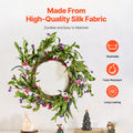Artificial Wreath 55.88cm Pink Green Daisies Round