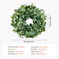 Artificial Eucalyptus Wreath 66cm Green Leaves Year Round