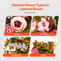 Artificial Wreath 48cm Pink Peonies Hydrangeas Decorative