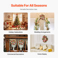 Artificial Wreath 48cm Pink Peonies Hydrangeas Decorative