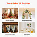 Artificial Wreath 60cm White Pink Yellow Peonies Hydrangeas