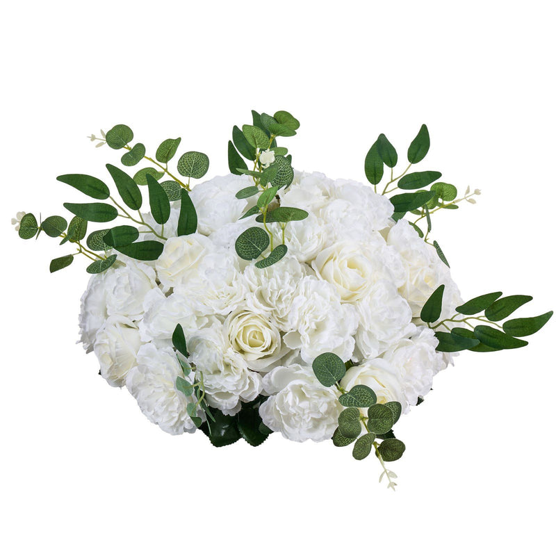 Flower Balls 10 PCS 450mm White Roses Wedding Centrepiece Artificial