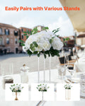 Flower Balls 10 PCS 450mm White Roses Wedding Centrepiece Artificial