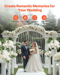 Flower Balls 10 PCS 450mm White Roses Wedding Centrepiece Artificial