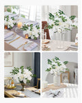 Flower Balls 10 PCS 450mm White Roses Wedding Centrepiece Artificial