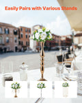 Artificial Flower Balls 10 PCS 240mm White Wedding Rose Centrepiece