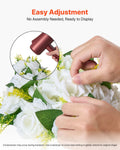 Artificial Flower Balls 10 PCS 240mm White Wedding Rose Centrepiece