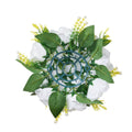 Artificial Flower Balls 10 PCS 240mm White Wedding Rose Centrepiece