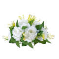 Artificial Flower Balls 10 PCS 240mm White Wedding Rose Centrepiece