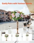 Artificial Flower Ball 10PCS 240mm Pink White Rose Wedding Centerpiece
