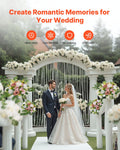 Artificial Flower Ball 10PCS 240mm Pink White Rose Wedding Centerpiece
