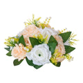 Artificial Flower Ball 10 PCS 240mm Champagne White Rose Wedding