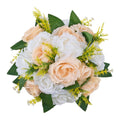 Artificial Flower Ball 10 PCS 240mm Champagne White Rose Wedding