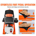 10,000PSI Air Hydraulic Pump, 0.18 Gal Reservoir, NPT 3/8 In Oil Outlet, NPT 1/4 In Inlet, Metal Shell Air Actuated Treadle Foot Pump, for Precision Industrial Machinery & Aerospace Equipment