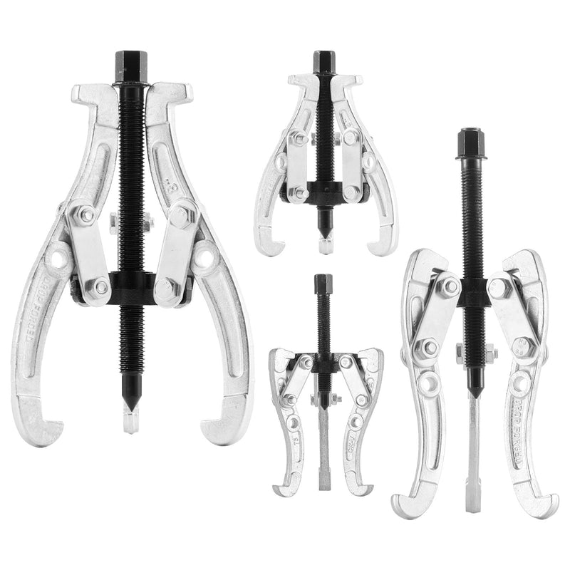 Gear Puller Set 4 PCS 3 Jaw Bearing Puller Tool Kit Pulley Removal