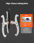 Gear Puller Set 4 PCS 3 Jaw Bearing Puller Tool Kit Pulley Removal