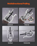 Gear Puller Set 4 PCS 3 Jaw Bearing Puller Tool Kit Pulley Removal