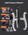 Gear Puller Set 4 PCS 3 Jaw Bearing Puller Tool Kit Pulley Removal