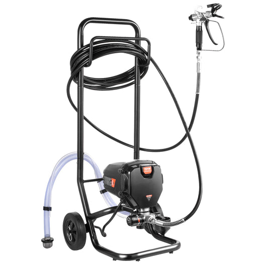 Airless Paint Sprayer 750W 3000PSI Electric With Cart Home Exterior