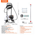 Airless Paint Sprayer 750W 3000PSI Electric With Cart Home Exterior