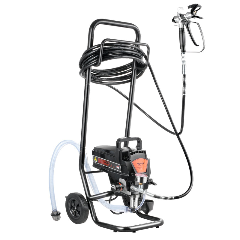 Airless Paint Sprayer 950W 3000PSI Electric with Cart Home Exterior