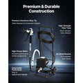 Stand Airless Paint Sprayer, 650W, 3000PSI High Pressure Airless Sprayer with Cart, Cleaning Brush, Hose, Extension Rod, Nozzles, Electric Spray Paint Machine for House Exterior and Interior