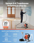 Airless Paint Sprayer 900W 3300PSI Electric Spray Machine Kit