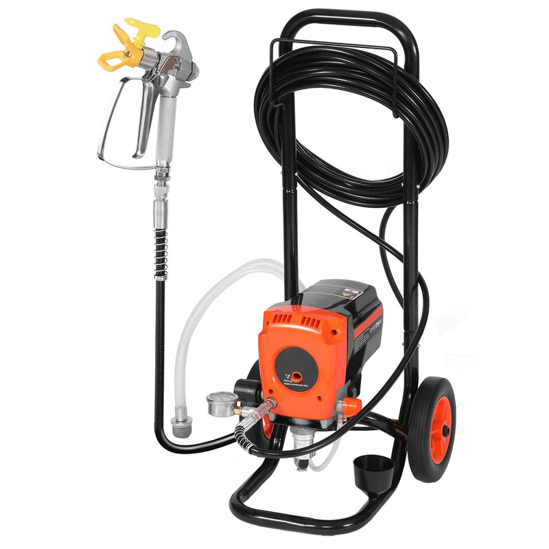 Airless Paint Sprayer 950W 3300PSI Electric Spray Machine Cart