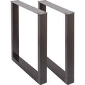 Steel Table Legs 72x60cm Set of 2 Office Dining Desk Bench