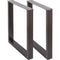 Steel Table Legs 72x60cm Set of 2 Office Dining Desk Bench
