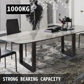 Steel Table Legs 72x60cm Set of 2 Office Dining Desk Bench