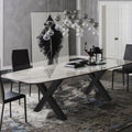Metal Table Legs 28.4 x 29.9 Inch Black Table Legs Premium steel table legs with X-frame style Steel Bench Legs Country Style Table Legs Furniture Leg Perfect for Coffee Store Home Office Bar