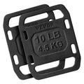 Cast Iron Ruck Weights 10LB Pair Adjustable Straps Rucking